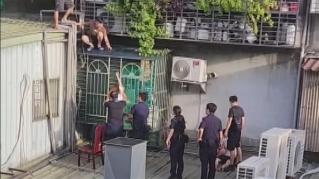 失聯移工擔心被抓異想天開　爬三層樓高鐵皮屋躲藏
