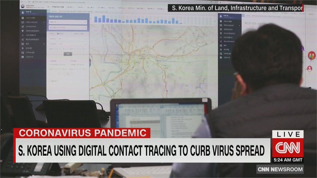 南韓確診降至個位數 當局指大數據追蹤為關鍵第一步