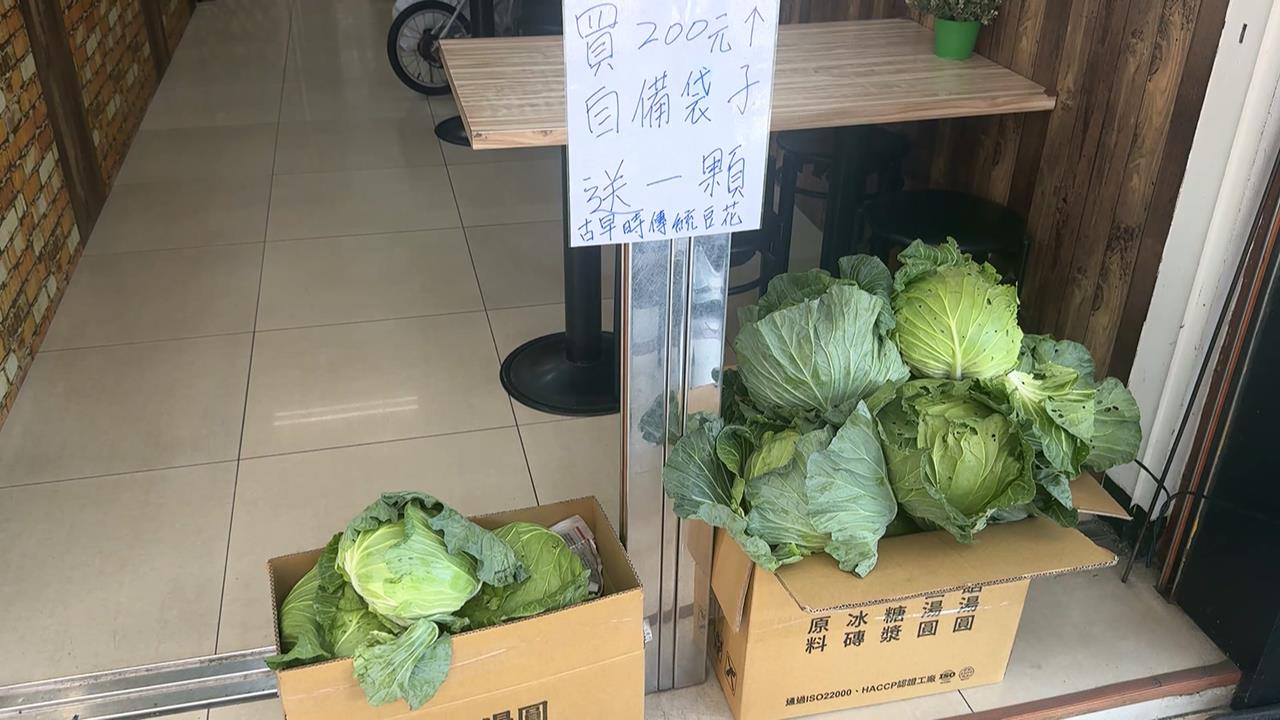 塑膠袋之亂店家出奇招！　豆花店推自備袋送「高麗菜」