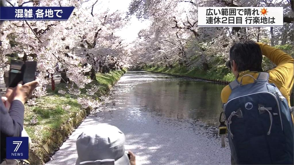 日本黃金週景點都是人 新幹線故障延誤4小時