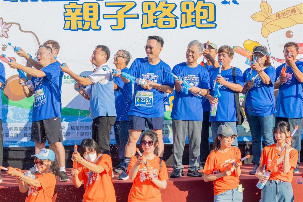 桃園米寶路跑結合水槍大戰、障礙賽 蘇俊賓大讚：每次都有不同體驗