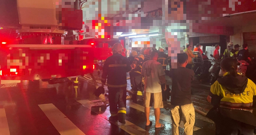 北市大同怪男自家點火釀8人嗆傷送醫　警逮縱火犯