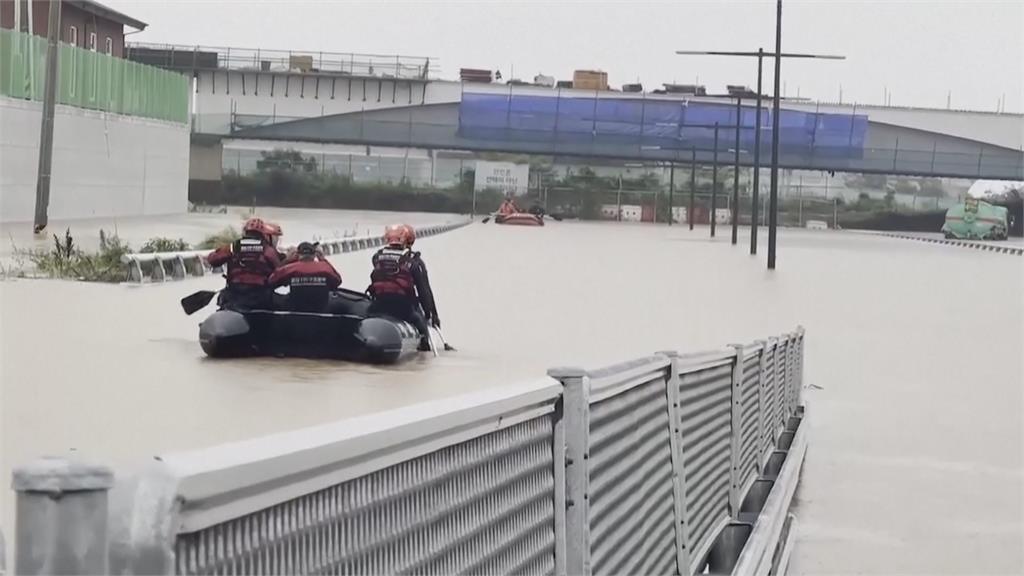 暴雨強襲！　南韓洪災、山崩　至少35死　總統隔海下令救災