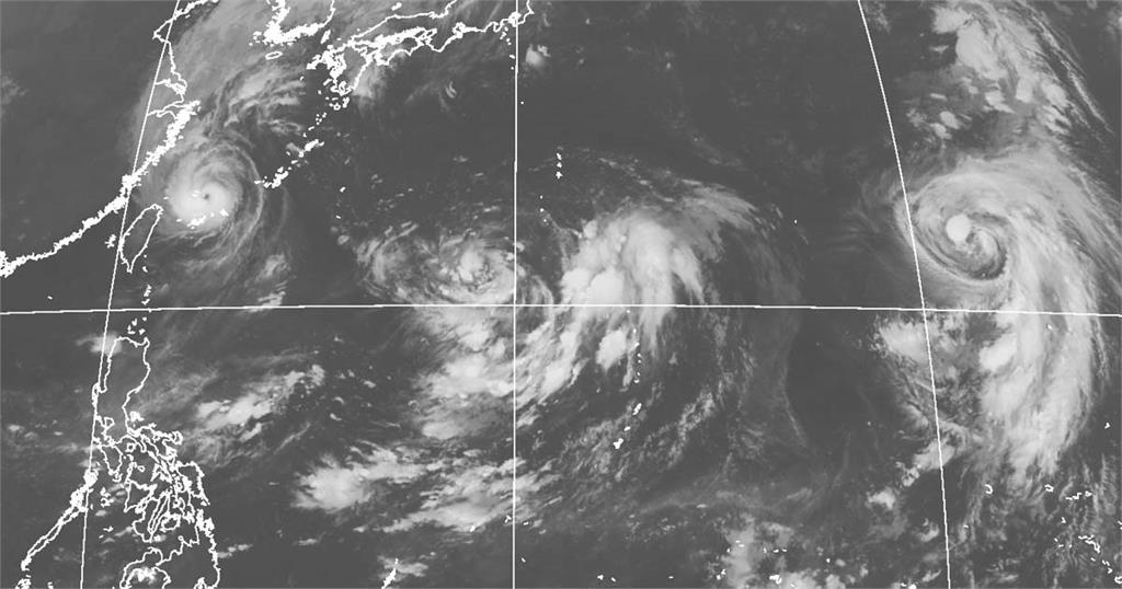 快新聞／颱風梅花雨狂炸9縣市豪大雨特報　「南瑪都」將生成估3颱共舞