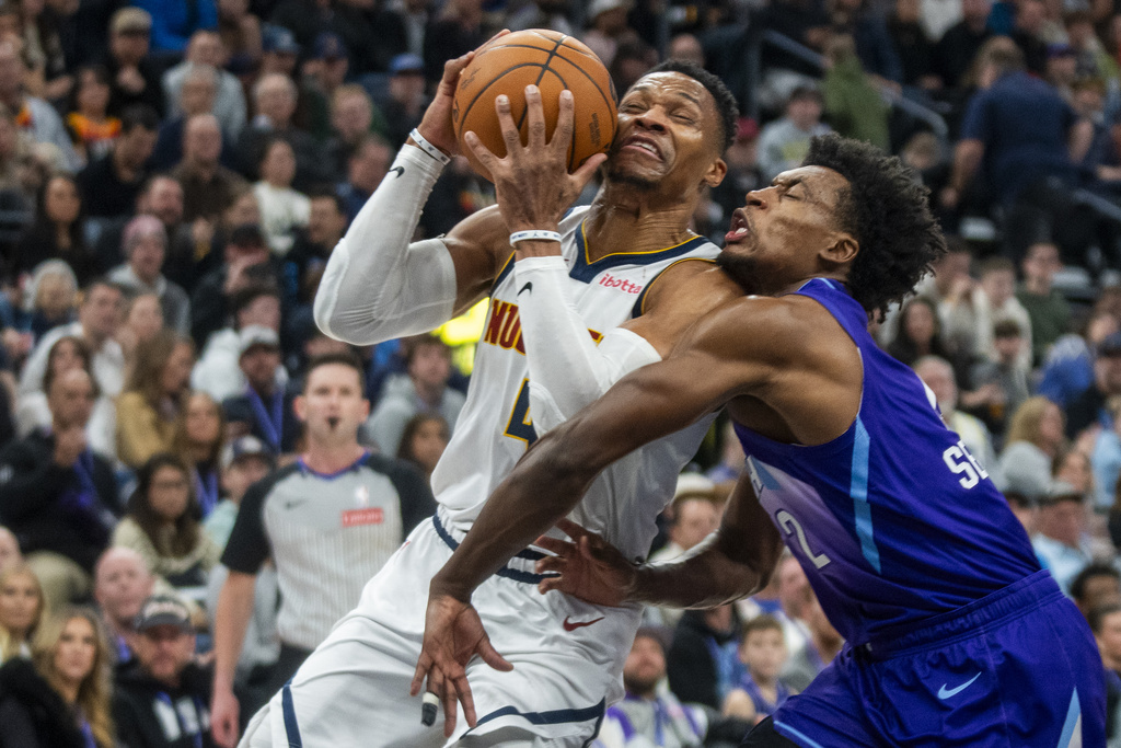 NBA(影)／金塊2024年最後一戰　締造多項紀錄客場擊敗爵士