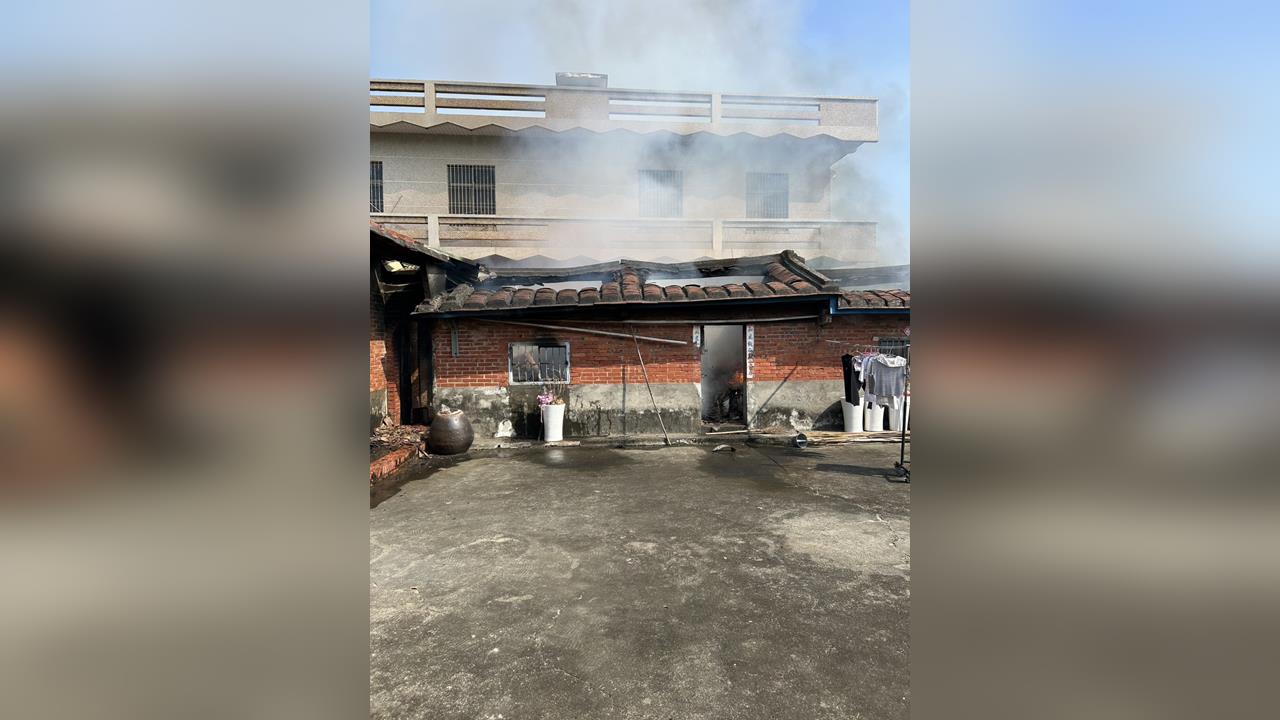 最新/高雄田寮三合院失火 90歲老翁葬身火窟