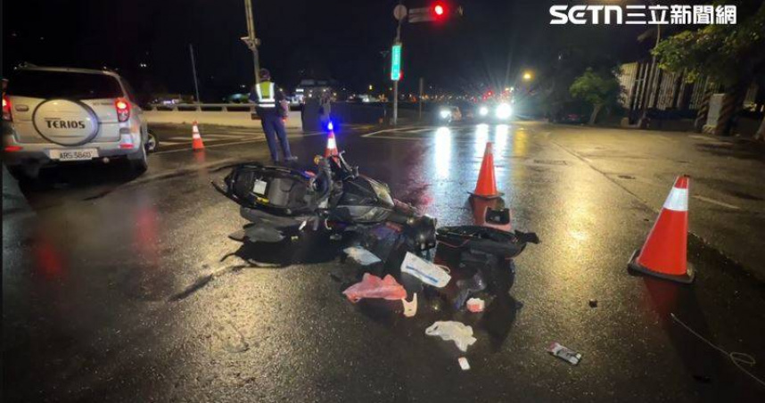台中凌晨死亡車禍 20多歲男騎士遭撞噴飛不治
