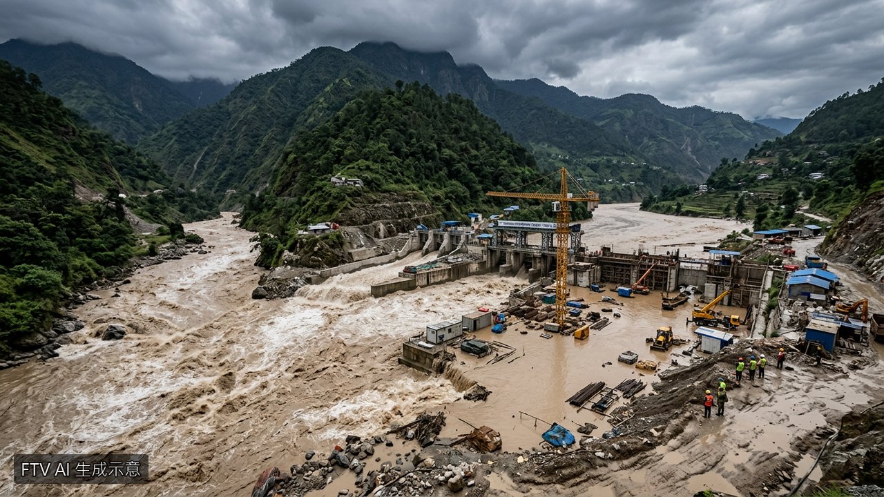 尼泊爾邊境山洪暴發 9名南韓水電廠員工失蹤10人受困