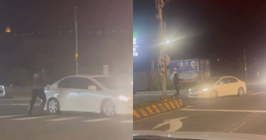 金山街頭持刀攔車!44歲猛男舞者吸毒失控 警鳴槍圍捕5人掛彩