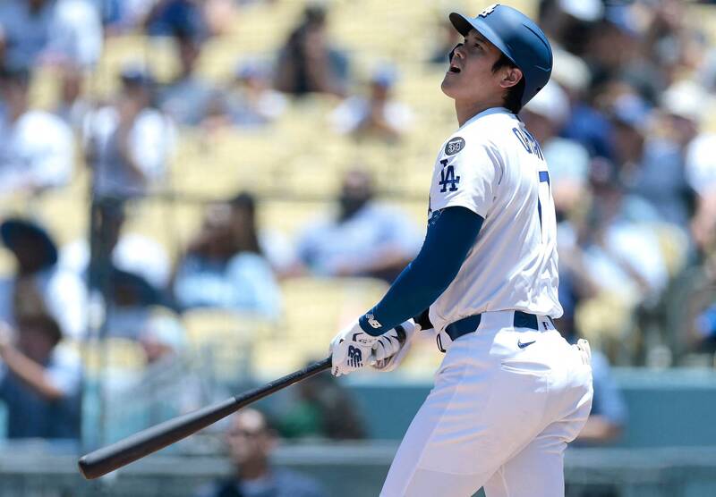 MLB(影)／大谷連5場開轟+連5盜寫百年首見紀錄　37轟獨居國聯全壘打王