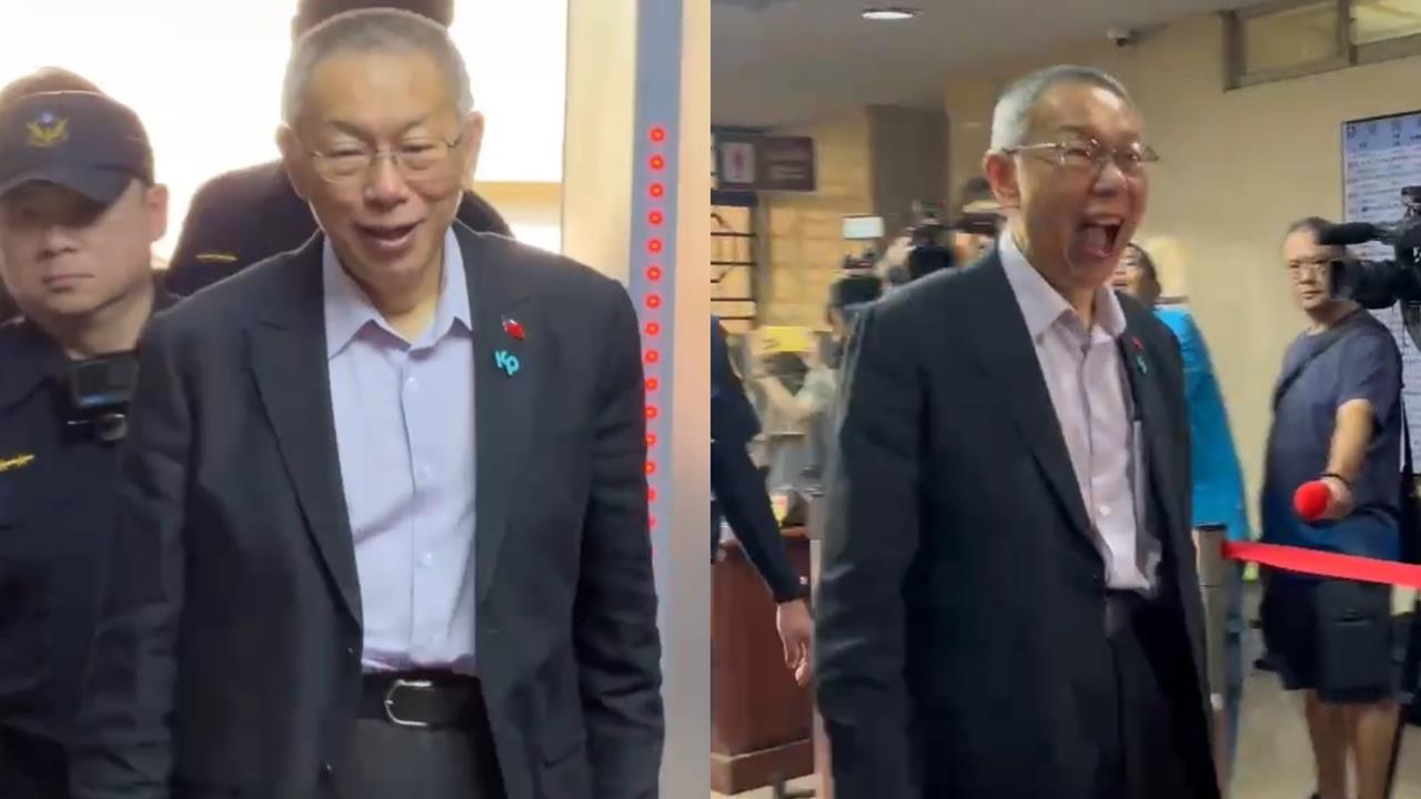 柯文哲現身北院「第2次出庭」！怒嗆北檢「編故事」自嘲：出來後更慘