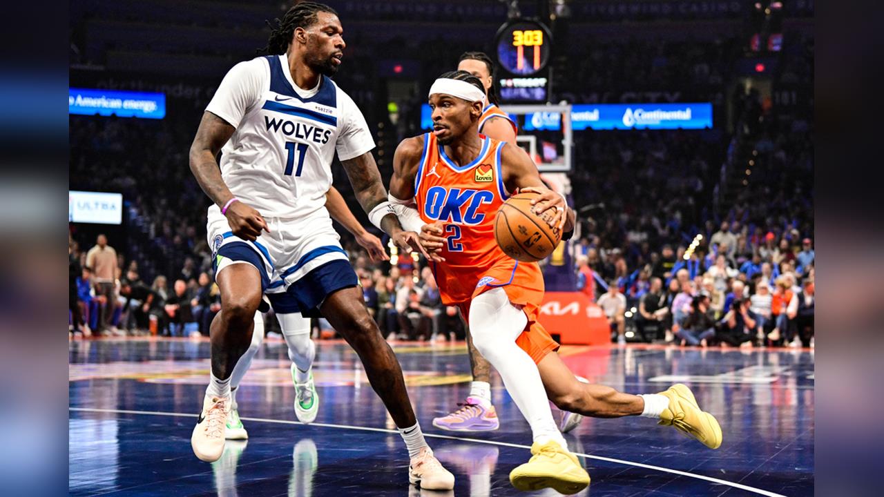 NBA(影)/SGA亞歷山大狂轟40分!雷霆勝灰狼拿下10連勝開季至今只有1敗