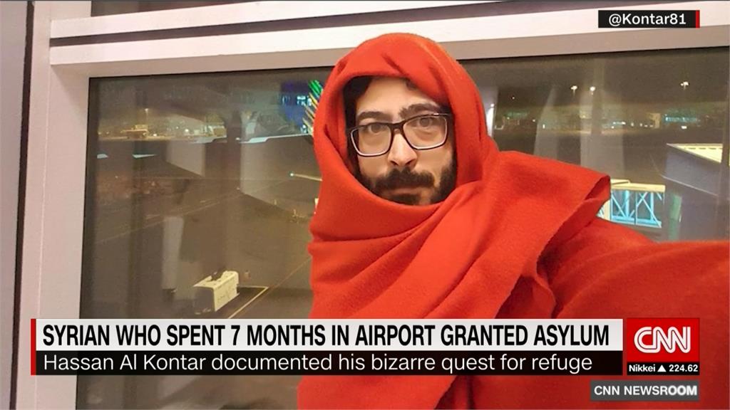 大馬版航站情緣 敘利亞男受困機場7個月獲庇護