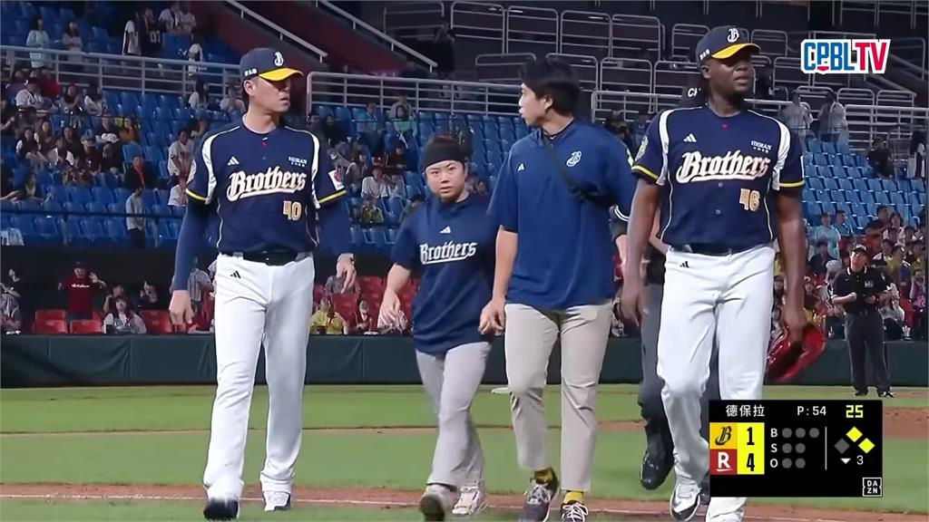 中職(影)／庫倫2.0！中信王牌德保拉2局「逕行退場」不等王建民　網：是兄弟大忌