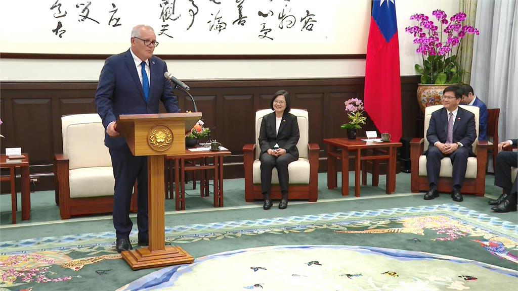 快新聞／會晤蔡英文　澳洲前總理莫里森：支持確保台灣威懾力量