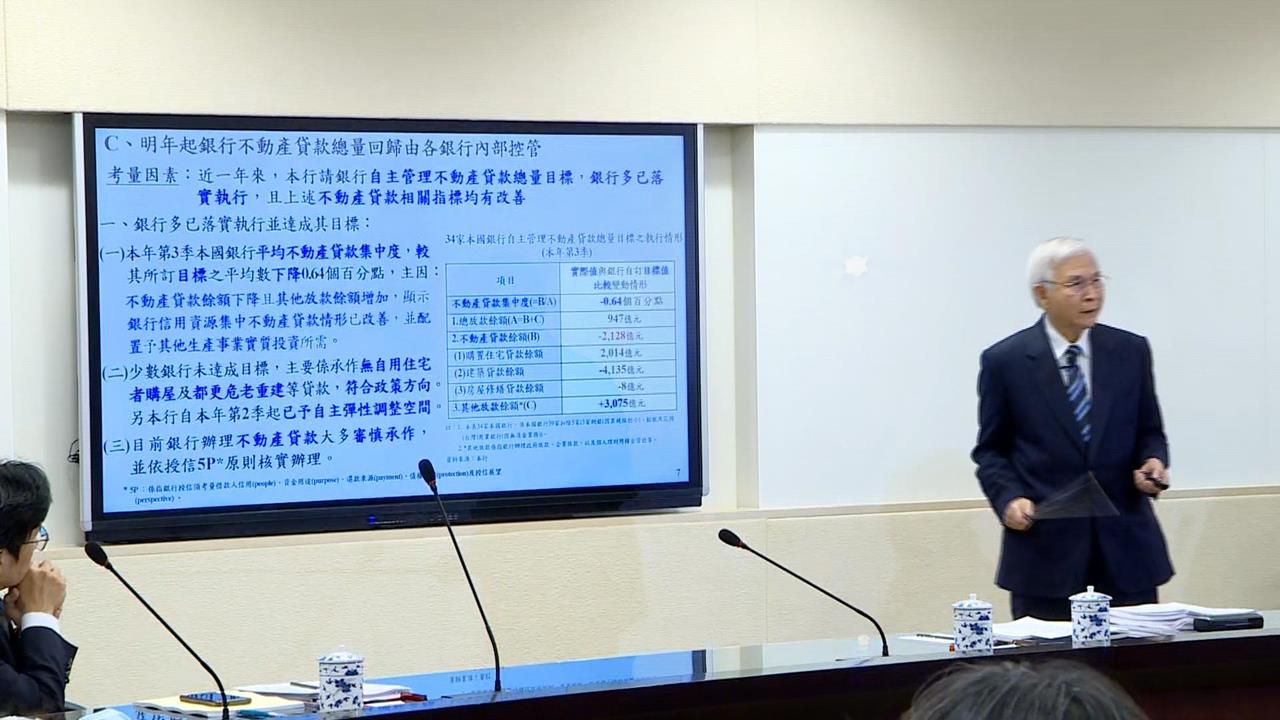 央行利率「連七凍」! 房市管制不變 集中度回歸銀行控管