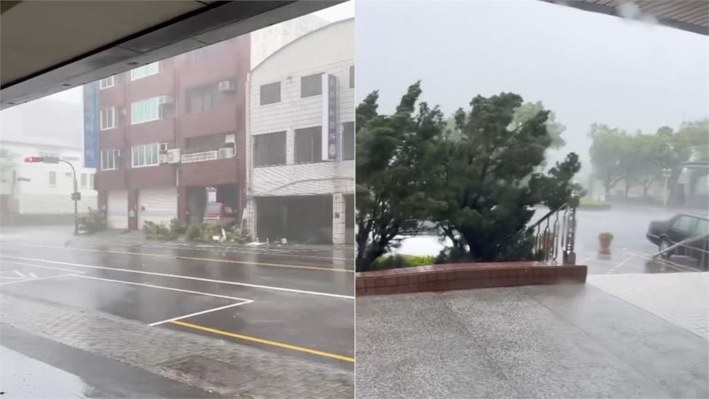楊柳颱風直撲「東部登陸」！暴風圈逼近台東風雨炸裂
