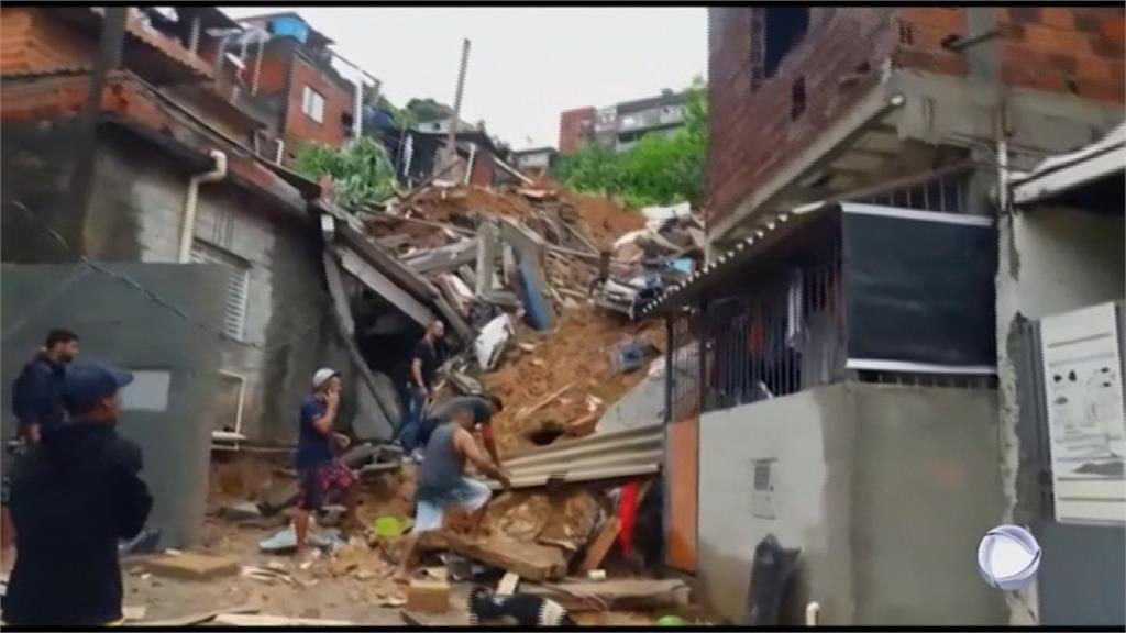 巴西暴雨成災　土石流釀19死、50萬人被迫撤離