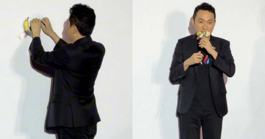 孫宇晨是誰？36歲身家2550億　曾砸1.9億買「牆上香蕉」當眾吃掉