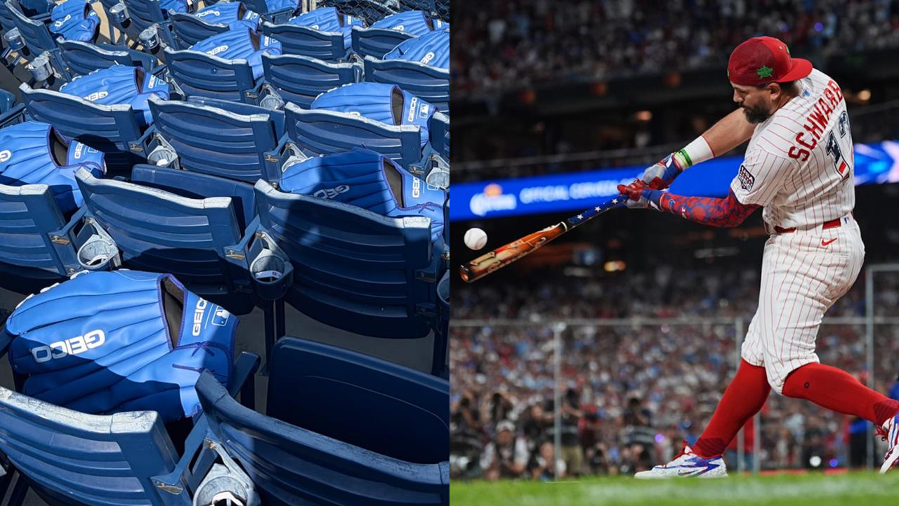 MLB／全壘打大賽太狂！球迷進場外野發「超大手套」　球迷嗨翻準備接轟