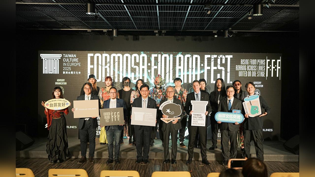 快新聞/台灣芬蘭「搖滾外交」旅程啟動 林佳龍:以文化為橋梁深化台歐連結