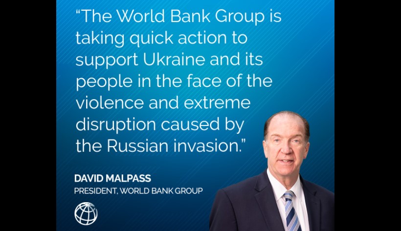 快新聞／援助烏克蘭！　世界銀行批准撥款7.23億美元