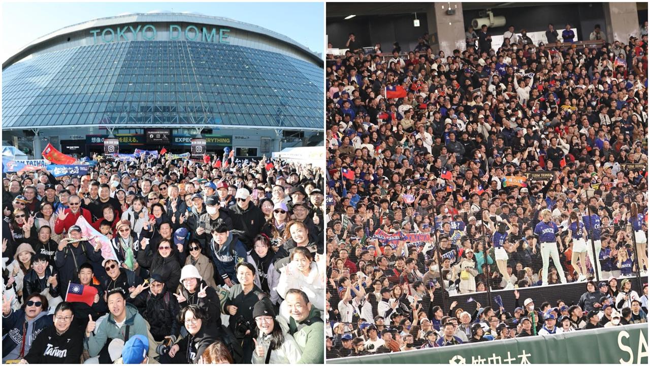 經典賽／台灣球迷太團結「萬人擠滿東蛋」！美、日記者都嚇壞：史上最大聲