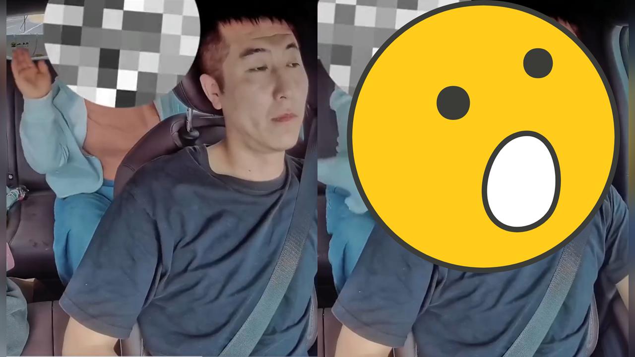 司機開車狂打瞌睡！後座大媽「狠甩1巴掌打醒」　第一視角曝光網讚爆：雖然粗暴點
