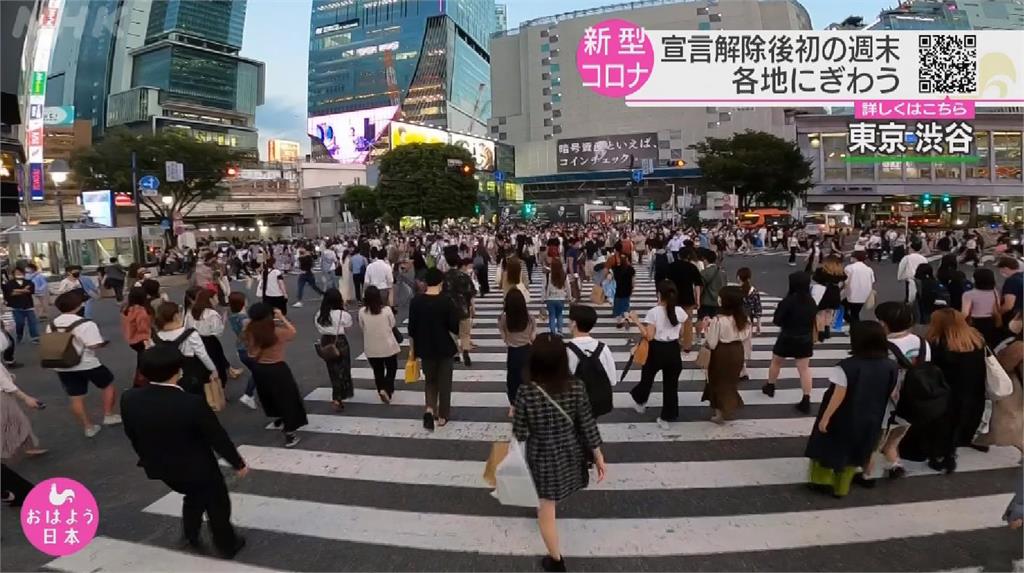 日全國緊急事態解除 週末觀光區湧人潮