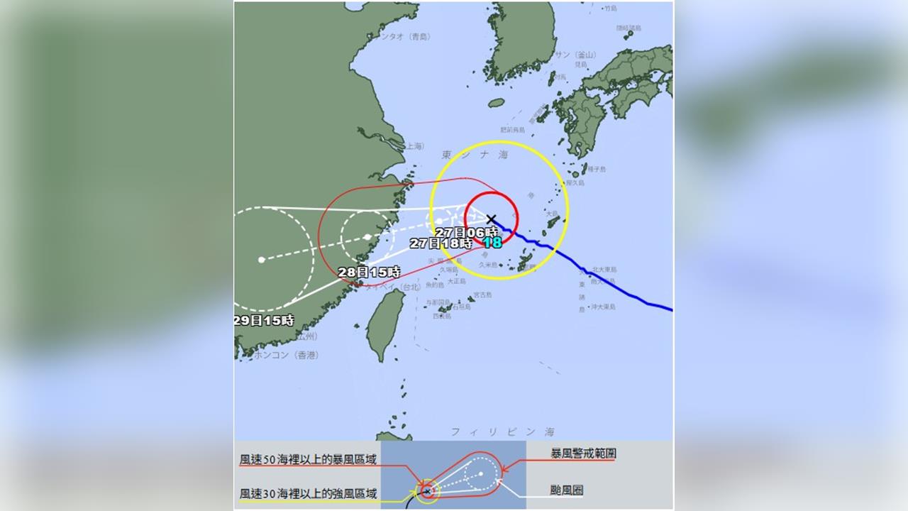 沙德爾襲日本沖繩、奄美　上萬戶停電近300架班機停飛