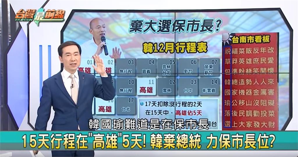 台灣最前線／韓國瑜想回頭保市長？藍營小雞只能靠自己