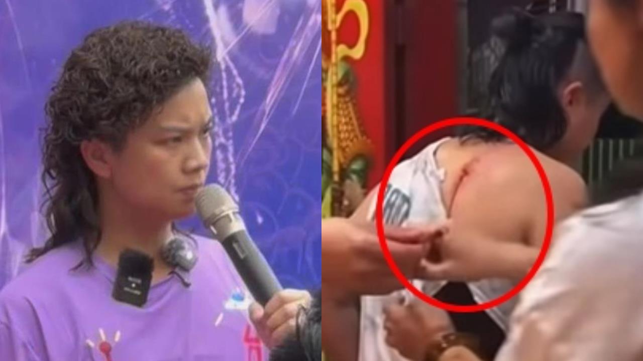 尬電師父「砍背滴血」信眾整杯喝完！取血過程全曝光…台東縣衛生局出手了