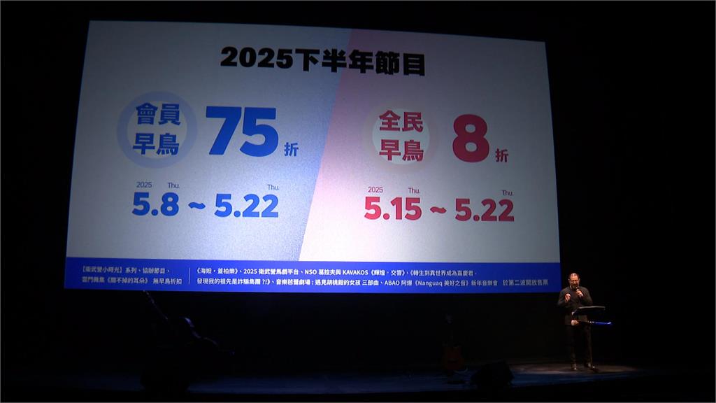 衛武營下半年逾50檔精彩節目  ５／８日早鳥票搶先購