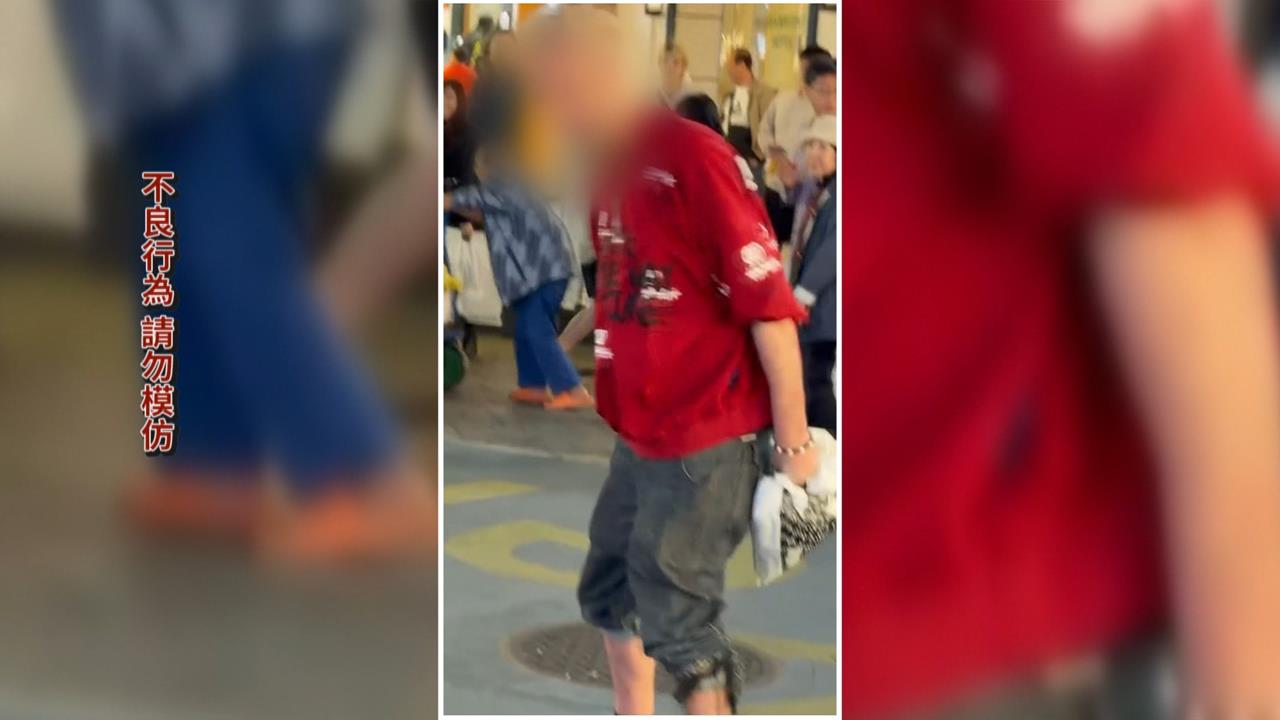 又是你!法籍男子大鬧西門町 吐煙騷擾街頭藝人、企圖拿打賞箱