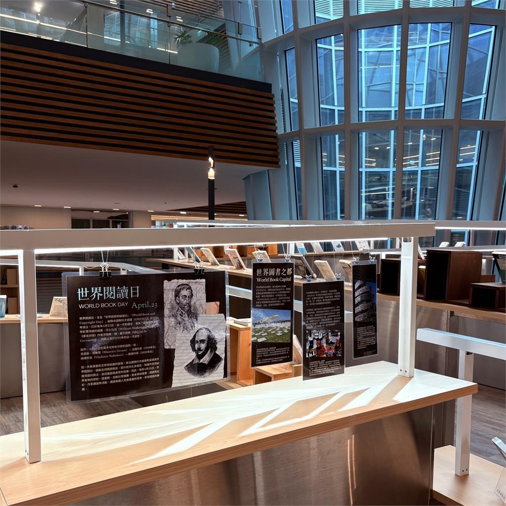 響應4/23世界閱讀日 桃市圖推主題書展