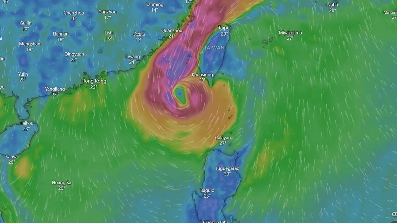 鳳凰暴風圈觸陸轉弱 估今晚登陸恆春半島