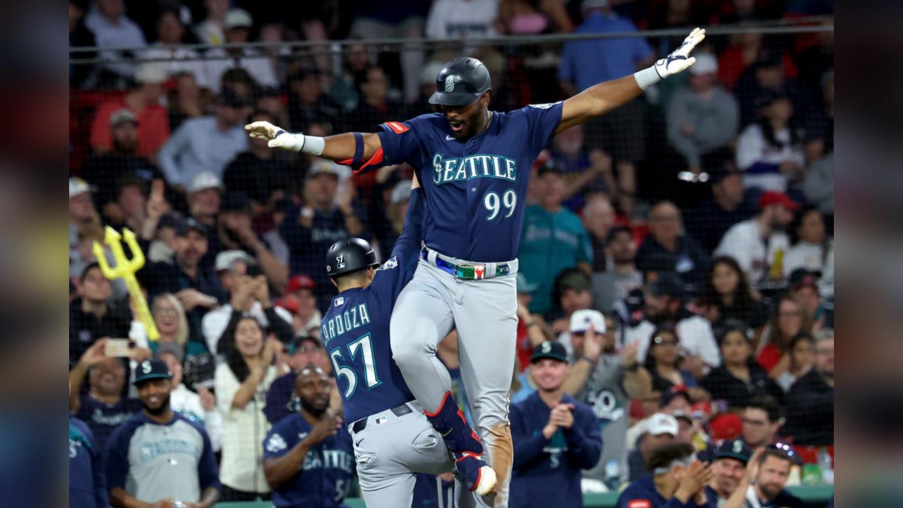 MLB(影)／21歲小水手初登場就炸裂！蒙特斯大聯盟首安首打點首轟一次到齊