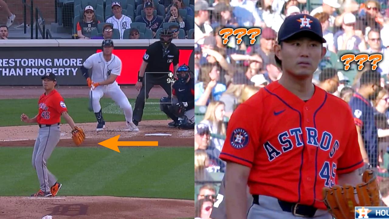 MLB(影)／我是誰，我在哪？今井達也「超隨性攔截刺殺」太空人小編驚：還真淡定