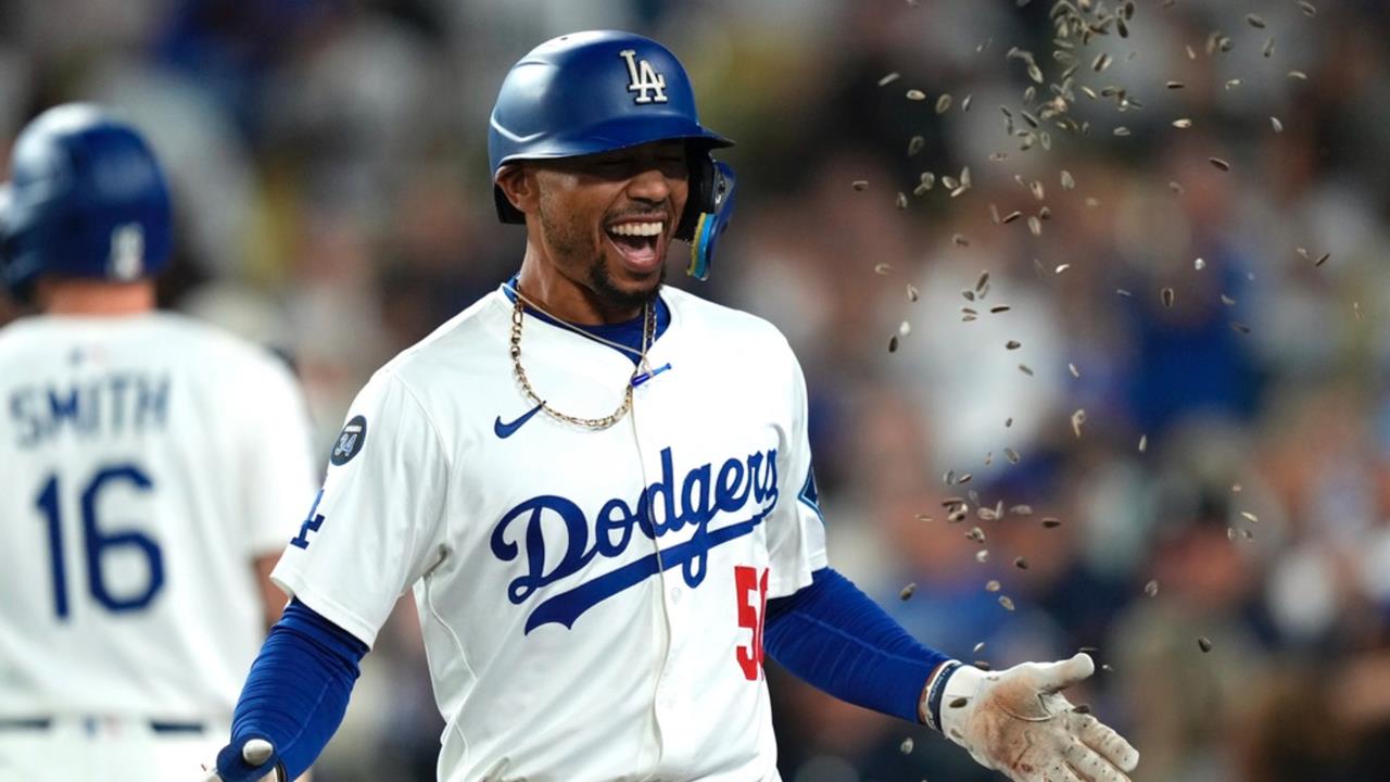 MLB(影)／「木屐」滿貫砲率道奇橫掃落磯　「連兩場開轟」單月回春長打率破八成