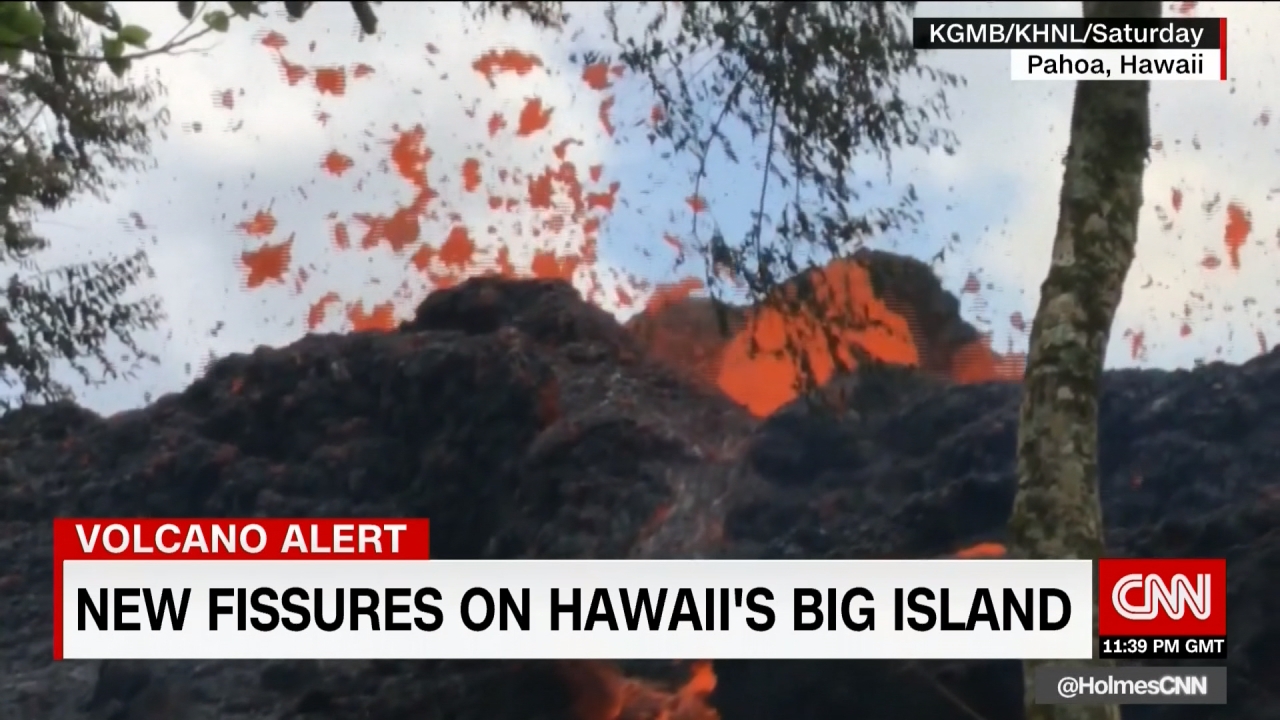 夏威夷火山裂縫達18道 超過兩千人棄家園逃命