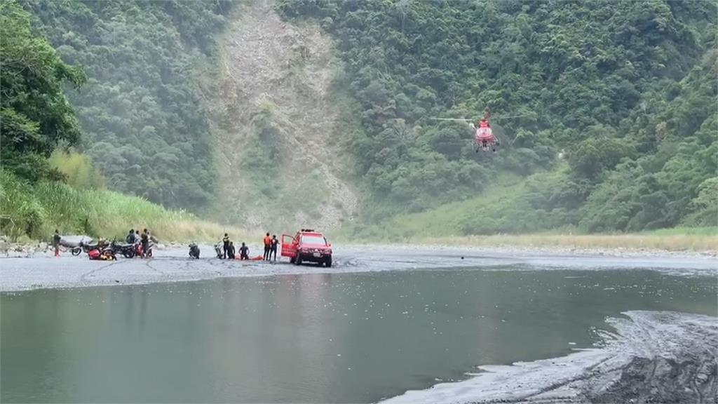 南投武界野溪露營卻遇溪水暴漲兩家六口相約出遊三罹難仍有一失聯