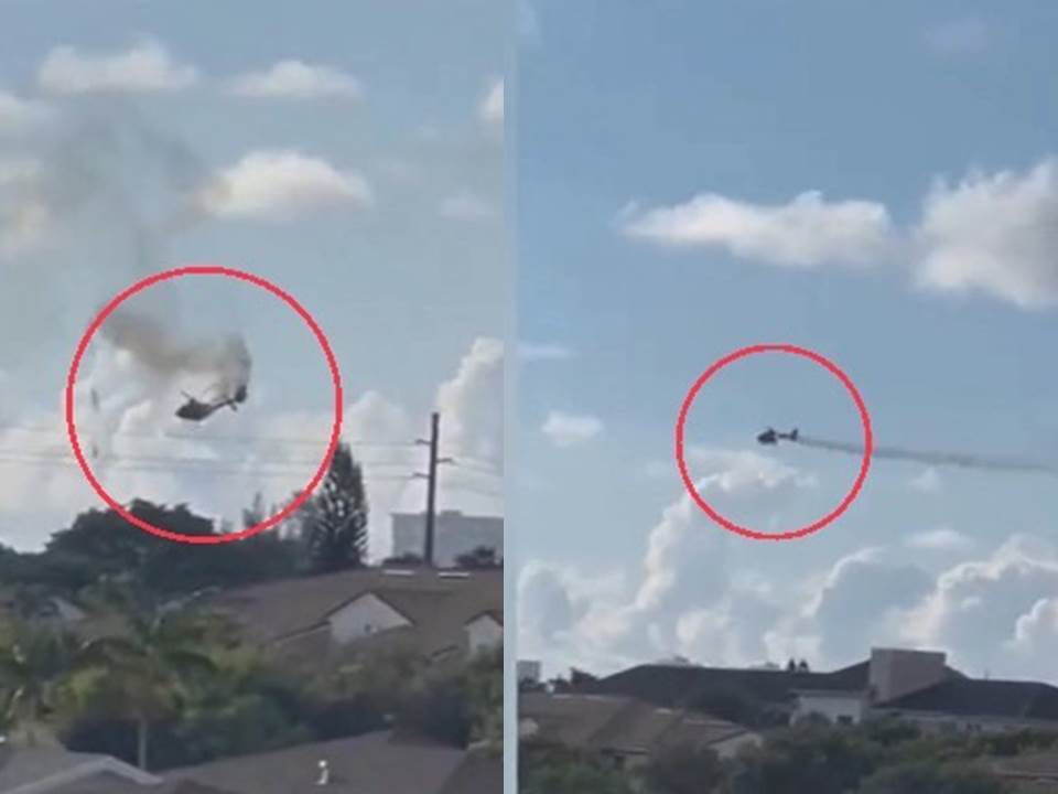 快新聞／佛羅里達直升機墜機釀2死悲劇！　螺旋式下墜砸中公寓「驚險畫面曝光」