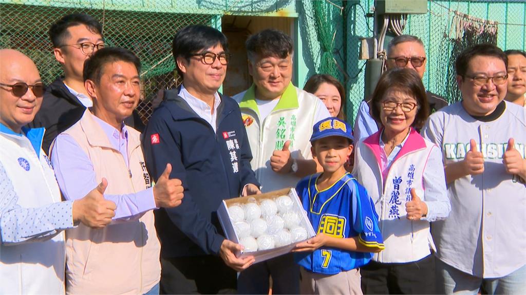陳其邁宣布三級棒球預算加碼1500萬　審慎評估高雄蓋巨蛋可能