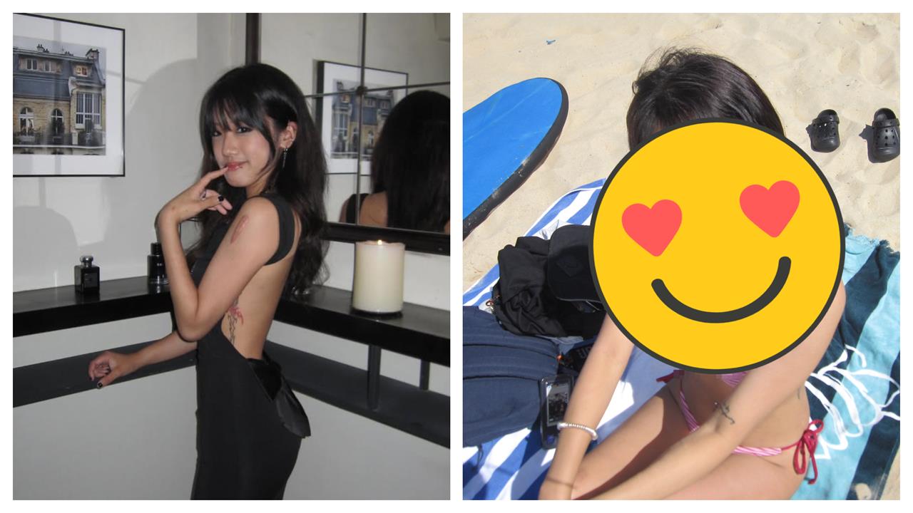 賈靜雯愛女梧桐妹海邊解放比基尼！大秀「絕頂S曲線」網暈爛：怎麼這麼美