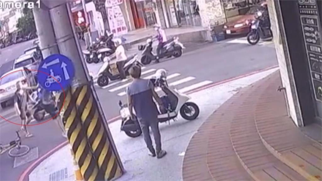 熱血畫面曝光！台中警抓犯人　民眾見義勇為加入追捕