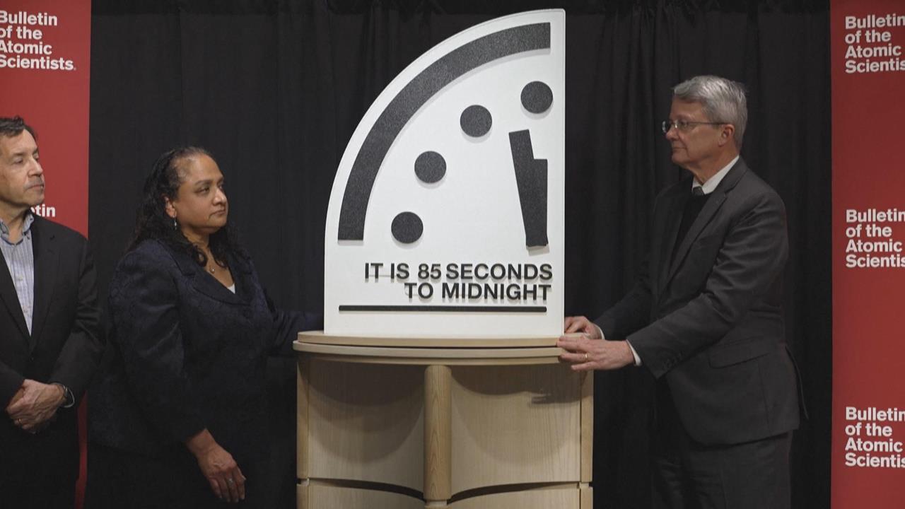 核武、AI與中國對台威脅 「末日鐘」午夜倒數僅剩85秒