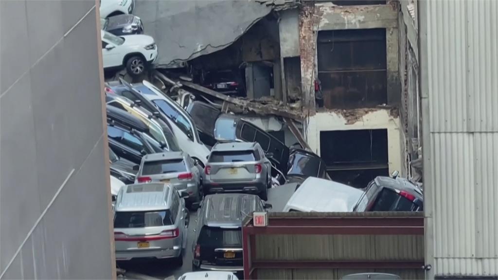 紐約曼哈頓停車場突崩塌　1死5傷