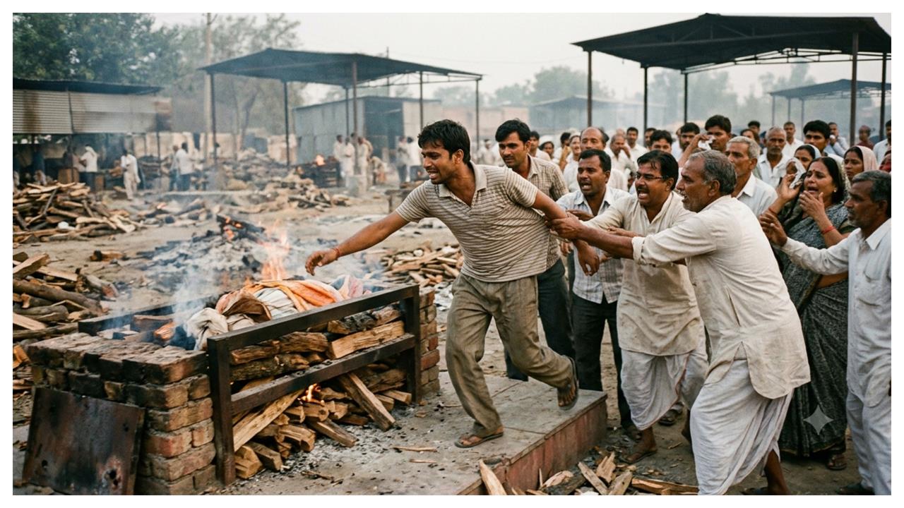 他不捨祖母離世突跳火海「撲遺體陪葬」！驚悚畫面曝