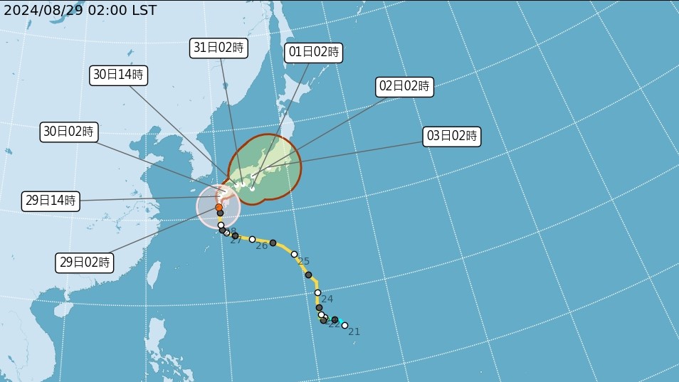 珊珊颱風龜速朝日本前進！鄭明典PO雲圖憂：走得慢會是大問題