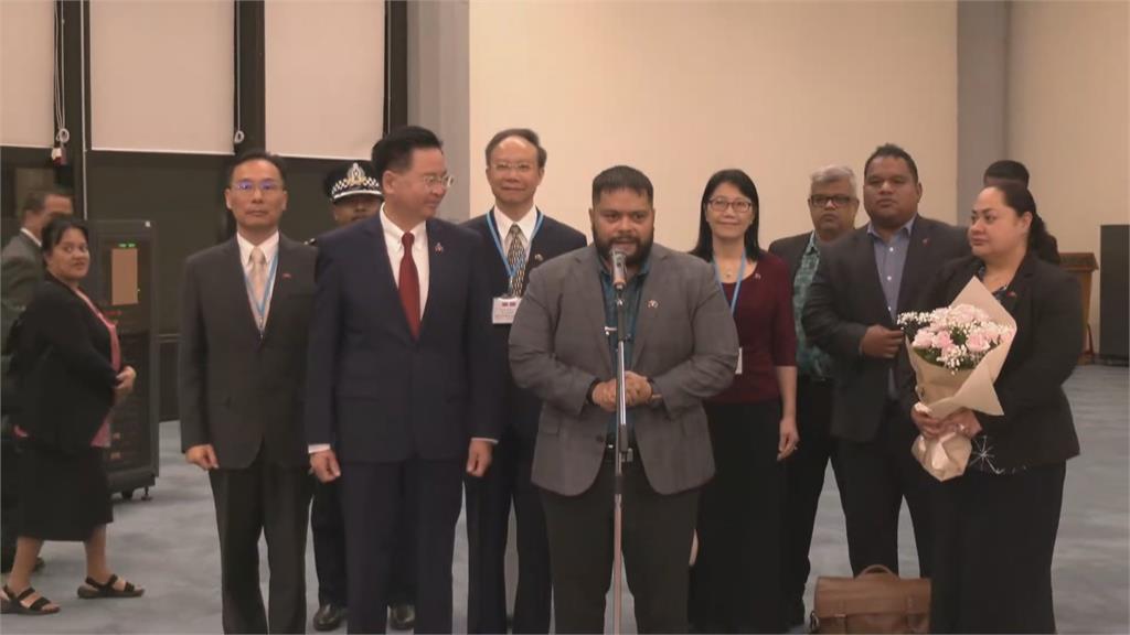 率團來訪參加國慶活動　諾魯總統將會見蔡總統